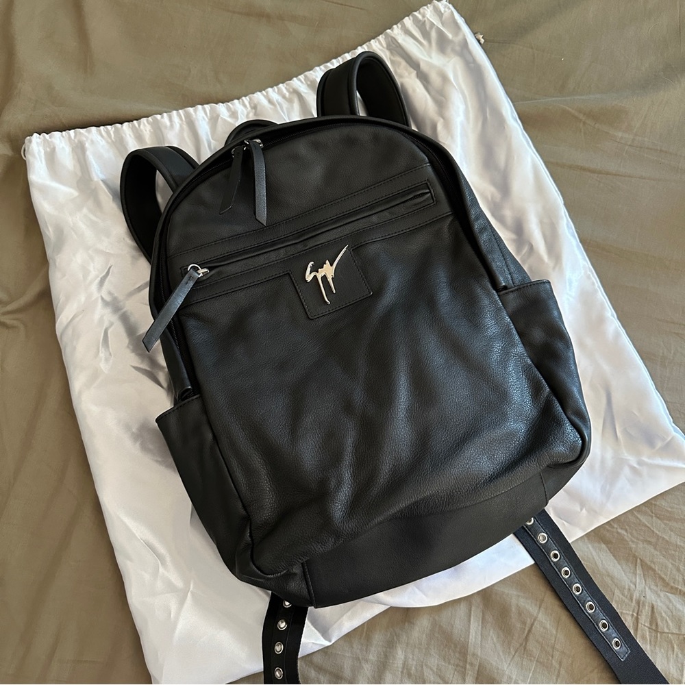 Giuseppe Zanotti backpack leather black